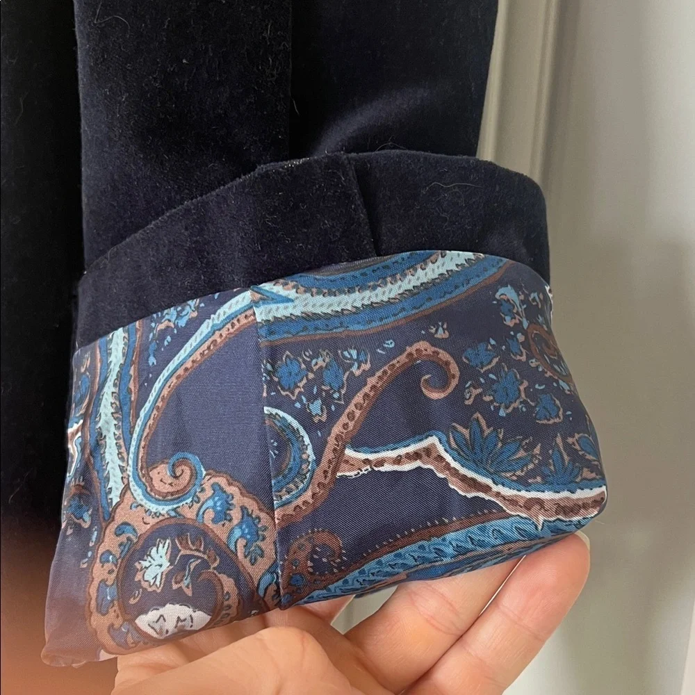 Merona Men’s Velvet Blazer – Navy Blue, Size 42R